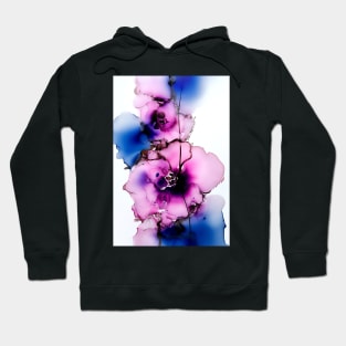 Blossoming Beauty - Abstract Alcohol Ink Art Hoodie